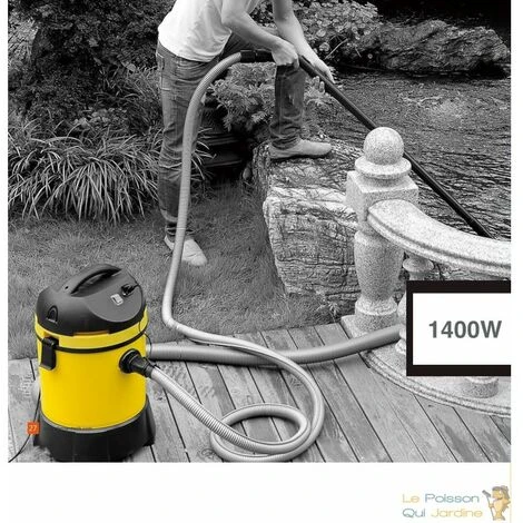LE POISSON QUI JARDINE.FR Aspirateur Bassin De Jardin - Piscines. 1400W Nettoyage De Fond, Vase Et Boue 1 LE POISSON QUI JARDINE.FR Aspirateur Bassin De Jardin - Piscines. 1400W Nettoyage De Fond, Vase Et Boue