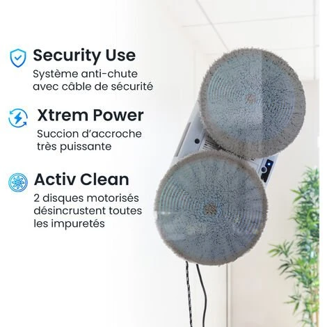 Robot Laveur De Vitres Multisurfaces AMIBOT Glass XLine AGX50 - White 5 Robot Laveur De Vitres Multisurfaces AMIBOT Glass XLine AGX50 - White – Image 5