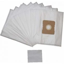 GRIZZLY 10 Sacs D'aspirateur + 1 Micro-filtre, Convenant à De Nombreux Modèles D'aspirateurs Bestron, Par Exemple Bestron AS2010E, DVC1400E, EVC108, Uni-bag Et Beaucoup Plus.