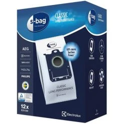S-BAG CLAS E201SM LONG PERFORMANCE X12 POUR ASPIRATEUR ELECTROLUX - PHILIPS - AEG - VOLTA - TORNADO