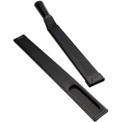 WENKO Embout Suceur Plat Pour Aspirateur, Embout Rallonge Aspirateur Pour Nettoyer Efficacement Dans Tous Les Recoins, Pour Aspirateur De Taille Standard, Plastique, 94x1x5 Cm, Noir