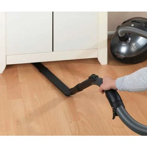 WENKO Embout Suceur Plat Pour Aspirateur, Embout Rallonge Aspirateur Pour Nettoyer Efficacement Dans Tous Les Recoins, Pour Aspirateur De Taille Standard, Plastique, 94x1x5 Cm, Noir 2 WENKO Embout Suceur Plat Pour Aspirateur, Embout Rallonge Aspirateur Pour Nettoyer Efficacement Dans Tous Les Recoins, Pour Aspirateur De Taille Standard, Plastique, 94x1x5 Cm, Noir – Image 2