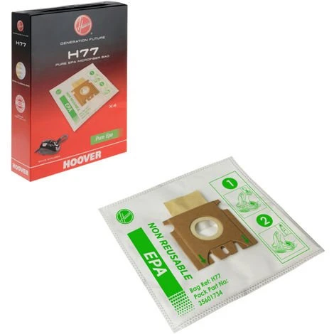 CANDY GROUPE Sacs Microfibres Par 4 H77 35601734 Pour Aspirateur HOOVER , SPACE EXPLORER - NC 1 CANDY GROUPE Sacs Microfibres Par 4 H77 35601734 Pour Aspirateur HOOVER , SPACE EXPLORER - NC