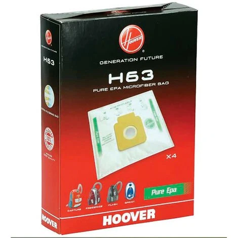 4 Sacs Aspirateur H63 Hoover 1 4 Sacs Aspirateur H63 Hoover