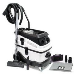 WILTEC Aspirateur Sec Et Humide 1600W Triple Étape Filtration & Fonction De Soufflere Accessoires Inclus