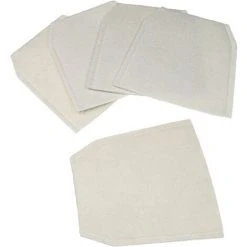 Vhbw 5x Sacs Compatible Avec Makita CL070DS, CL100, CL100D, CL100DZX, CL106, CL106D, CL183, CL183D, DCL180 Aspirateur - Microfibres Non Tissées, Blanc -Aspirateur et sac Soldes 25181437 3