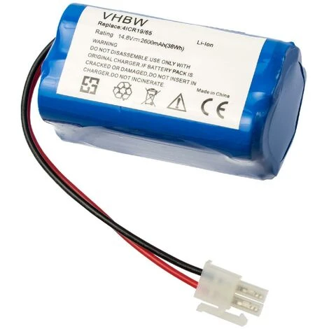 Vhbw Batterie Compatible Avec Dibea D960, GT200, GT9, V750, V780, V780s, V870 Aspirateur, Robot électroménager (2600mAh, 14,8V, Li-ion) 1 Vhbw Batterie Compatible Avec Dibea D960, GT200, GT9, V750, V780, V780s, V870 Aspirateur, Robot électroménager (2600mAh, 14,8V, Li-ion)