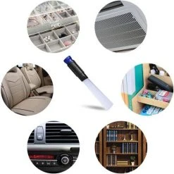BEARSU Vacuum Cleaner Dust Dirt Remover Dust Daddy Universal Dust Brush Cleaner Vacuum Attachment Interface Tool As Seen On TV,Flexible Tube Cleaning Tool For Car,Corners, Pets, Drawers,Air Vents,Home -Aspirateur et sac Soldes 26185944 4