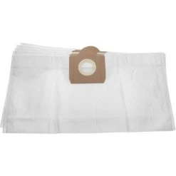 Vhbw 5x Sacs Remplacement Pour Kärcher 6.904051.0, 6.904-051.0, 69040510, 6904-0510 Pour Aspirateur - Microfibres Non Tissées, 27,9cm X 55.35cm, Blanc