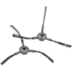 Vhbw 2x Brosse Latérale Compatible Avec Zaco A4, A4s, A6, A6s Robot Aspirateur - Lot De Brosses, Gauche/droite, Noir