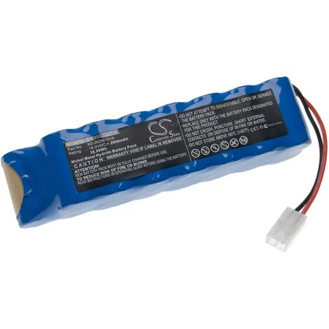 Vhbw Batterie Remplacement Pour Rowenta RD-ROW18VA Pour Robot électroménager (2000mAh, 18V, NiMH) 1 Vhbw Batterie Remplacement Pour Rowenta RD-ROW18VA Pour Robot électroménager (2000mAh, 18V, NiMH)