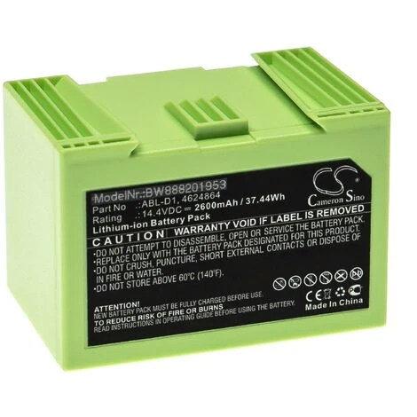 Vhbw Batterie Compatible Avec IRobot Roomba I3, I31502F, I4, I7, I7+, I7158, I7550 Aspirateur, Robot électroménager (2600mAh, 14,4V, Li-ion) 1 Vhbw Batterie Compatible Avec IRobot Roomba I3, I31502F, I4, I7, I7+, I7158, I7550 Aspirateur, Robot électroménager (2600mAh, 14,4V, Li-ion)