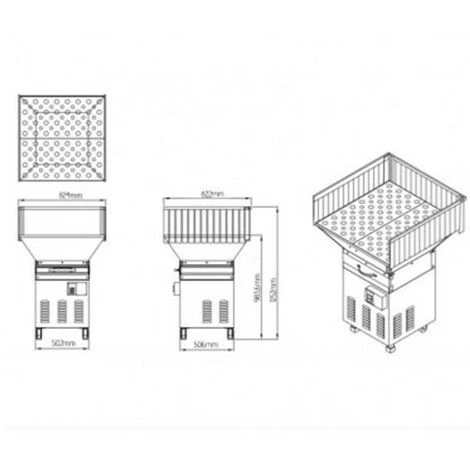 HOLZPROFI Table Aspirante 1 320 M - H - 750 W 230 V 4 HOLZPROFI Table Aspirante 1 320 M - H - 750 W 230 V – Image 4