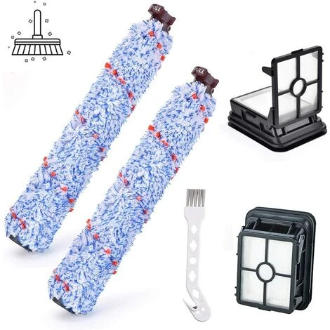 DEVENIRRICHE CrossWave Multi-Surface Brush Roll - Pièces De Rechange Pour Filtres Lavables 1608683, 160-8683, 1608684 Pour Aspirateur Bissell 1866F CrossWave 4 Paquets 1 DEVENIRRICHE CrossWave Multi-Surface Brush Roll - Pièces De Rechange Pour Filtres Lavables 1608683, 160-8683, 1608684 Pour Aspirateur Bissell 1866F CrossWave 4 Paquets