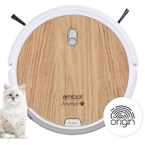 Robot Aspirateur Et Laveur AMIBOT Animal Origin Connecté à L'application Mobile AMIBOT HOME - Brown 1 Robot Aspirateur Et Laveur AMIBOT Animal Origin Connecté à L'application Mobile AMIBOT HOME - Brown