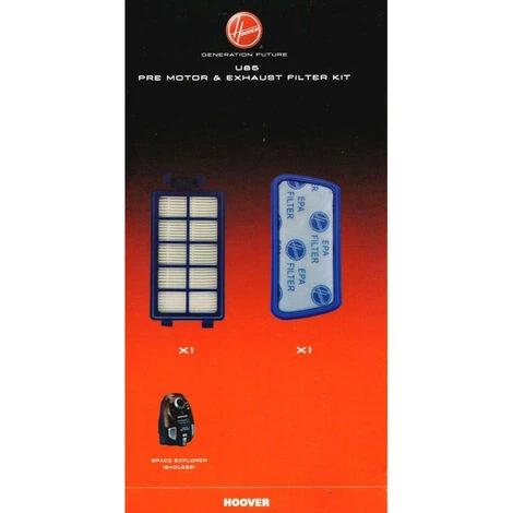 CANDY GROUPE Kit Filtres U86 35601767 Pour Aspirateur HOOVER , SPACE EXPLORER - NC 1 CANDY GROUPE Kit Filtres U86 35601767 Pour Aspirateur HOOVER , SPACE EXPLORER - NC