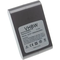Vhbw Batterie Remplacement Pour Dyson 17083-3009, 17083-5010, 965557-03, Type-B Pour Aspirateur, Robot électroménager - Type B (2000mAh, Gris)