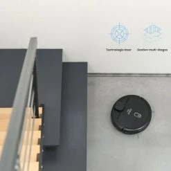 Robot Aspirateur Et Laveur AMIBOT Flex Laser - Black 7 Robot Aspirateur Et Laveur AMIBOT Flex Laser - Black -Aspirateur et sac Soldes 32643600 3