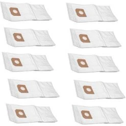 Vhbw 50x Sacs Compatible Avec Kärcher WD 4.200, WD 5.300, WD 5.300M, WD5.400, WD5.600 MP Aspirateur - Microfibres Non Tissées, Blanc -Aspirateur et sac Soldes 32702248 4