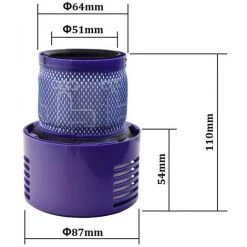 MERKMAK Unite De Filtre Lavable Pour Dyson V10 Sv12 Aspirateur De Nettoyage Total Absolue Animaux Cyclone T02Da -Aspirateur et sac Soldes 33768996 2