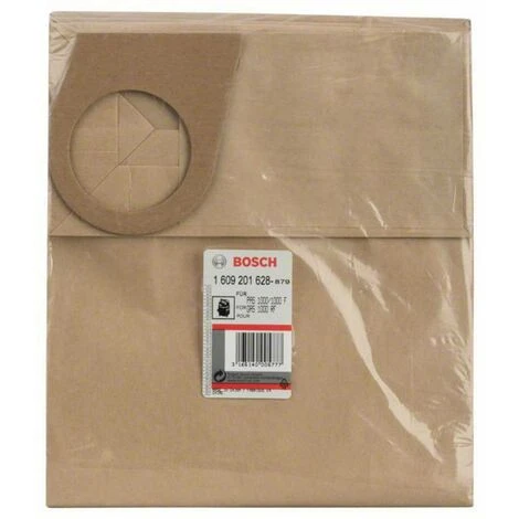 Sac-filtre En Papier, Convient Pour GAS 1000 RF PAS 900 PAS 1000 PAS 1000 F Bosch Accessories 1609201628 N/A 2 Sac-filtre En Papier, Convient Pour GAS 1000 RF PAS 900 PAS 1000 PAS 1000 F Bosch Accessories 1609201628 N/A – Image 2