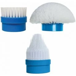 Venteo - 3 Brosses ACTI BRUSH - TELESHOPPING - Blanc/Bleu - Adulte - Recharge Acti Brush