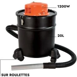 RONDY Aspirateur à Cendres 1200W 20L - 2 Filtres HEPA Fournis - Aspiration Cendres Et Poussières Pour Résidus Jusqu'à 60° 9 RONDY Aspirateur à Cendres 1200W 20L - 2 Filtres HEPA Fournis - Aspiration Cendres Et Poussières Pour Résidus Jusqu'à 60° -Aspirateur et sac Soldes 36598205 5