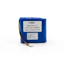 Vhbw Li-Ion Batterie 1400mAh (14.8V) Pour Home Cleaner Robots Domestiques Moneual Rydis Cleanbot R750