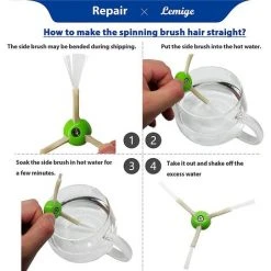 ABCRITAL Pièces De Rechange 9 Pièces Pour Aspirateur Irobot Roomba I&E Série I7 I7+ I3 I3+ I4 I4+ I6 I6+ I8 I8+/Plus E5 E6 E7, 1 Jeu De Brosses En Caoutchouc Multi-Faces, 4 Filtres D'Aspirateur Et 4 Brosses Latérales -Aspirateur et sac Soldes 36824552 5