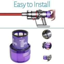 ABCRITAL 2 Paquets De Filtres De Rechange Lavables Et Réutilisables, Adaptés À L'Aspirateur Sans Fil Dyson V11 Sv14 Cyclone Animal Absolute Total Clean -Aspirateur et sac Soldes 37012516 3