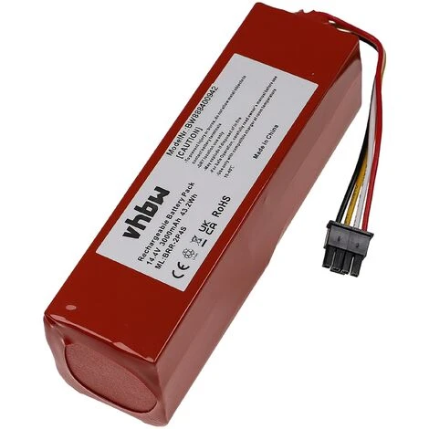 Vhbw Batterie Compatible Avec Xiaomi Mi Robo, Mijia Roborock S50, Mijia Roborock S51, Millet Sweeper Robot électroménager (3000mAh, 14,4V, Li-ion) 4 Vhbw Batterie Compatible Avec Xiaomi Mi Robo, Mijia Roborock S50, Mijia Roborock S51, Millet Sweeper Robot électroménager (3000mAh, 14,4V, Li-ion) – Image 4