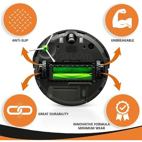 VERSAILLESFR PNEUS Roues Pour IROBOT ROOMBA Séries 500, 600, 700, 800 Et 900 (Pack 2 Unités) Antidérapant, Adhérence Exceptionnelle Et Montage Facile 2 VERSAILLESFR PNEUS Roues Pour IROBOT ROOMBA Séries 500, 600, 700, 800 Et 900 (Pack 2 Unités) Antidérapant, Adhérence Exceptionnelle Et Montage Facile – Image 2