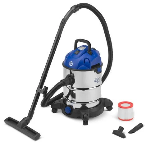 Aspirateur Solides Et Liquides AR Blue Clean 3670 Puissance Absorbée 1600 W, Capacité Cuve 30 L 1 Aspirateur Solides Et Liquides AR Blue Clean 3670 Puissance Absorbée 1600 W, Capacité Cuve 30 L