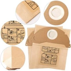 ALMI 10 Sacs Filtre Remplacement Pour Aspirateur WD2 MV2 6.904-322.0 WD2250 A2004 A2054 -Aspirateur et sac Soldes 43836393 3