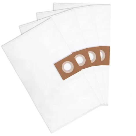 VONROC Sacs à Poussière Synthétiques Pour Aspirateur à Eau Et Poussière - 4 Pcs. - 480 X 240mm 2 VONROC Sacs à Poussière Synthétiques Pour Aspirateur à Eau Et Poussière - 4 Pcs. - 480 X 240mm – Image 2