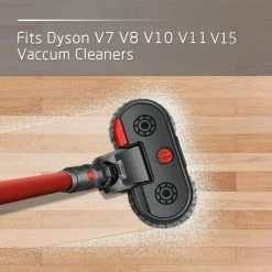 DKSFJKL Tête De Balai Electrique Pour Dyson V15 V11 V10 V8 V7 Avec Réservoir D'eau Intégré, LED Lumière, Vadrouille Lavable -Aspirateur et sac Soldes 46252469 2