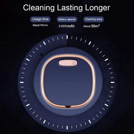 TINOR Aspirateur Robot, Aspirateur Et Laveur De Sol 3 EN 1, Super Aspiration,1500Pa Aspirateur Robot Laveur Avec Fonction Nettoyage, Idéal Pour Le Poils DAnimaux Cheveux Poussière 4 TINOR Aspirateur Robot, Aspirateur Et Laveur De Sol 3 EN 1, Super Aspiration,1500Pa Aspirateur Robot Laveur Avec Fonction Nettoyage, Idéal Pour Le Poils DAnimaux Cheveux Poussière – Image 4