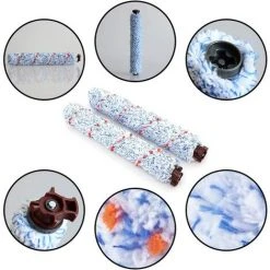 DEVENIRRICHE Brosses Rouleaux Multi-Surfaces, Accessoires Pour Bissell Crosswave Brosse Rouleau Et Filtre De Remplacement Pour Crosswave Bissell Aspirateur Avec 1 Brosse De Nettoyage -Aspirateur et sac Soldes 47507276 3