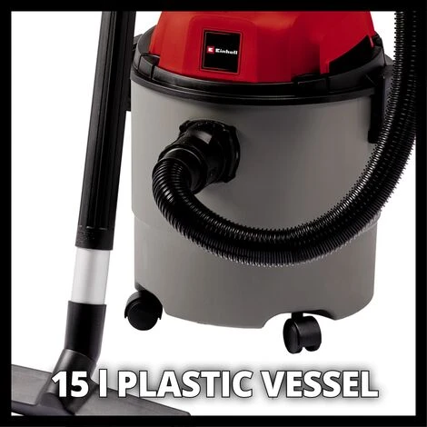 Einhell Aspirateur Eaux Et Poussières TC-VC 1815 (1250 W, Cuve 15L, Livré Avec Accessoires) 3 Einhell Aspirateur Eaux Et Poussières TC-VC 1815 (1250 W, Cuve 15L, Livré Avec Accessoires) – Image 3