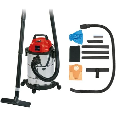 Einhell Aspirateur Eaux Et Poussières TC-VC 1820 S (1250 W, Cuve 20L, Livré Avec Accessoires) 1 Einhell Aspirateur Eaux Et Poussières TC-VC 1820 S (1250 W, Cuve 20L, Livré Avec Accessoires)