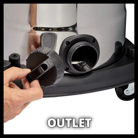 Einhell Aspirateur Eaux Et Poussières TE-VC 2340 SAC (1200 W, Cuve 40L, Prise Synchro OEP, Livré Avec Accessoires) 5 Einhell Aspirateur Eaux Et Poussières TE-VC 2340 SAC (1200 W, Cuve 40L, Prise Synchro OEP, Livré Avec Accessoires) – Image 5