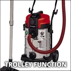 Einhell Aspirateur Eaux Et Poussières TE-VC 2230 SAC (1150 W, Cuve 30L, Prise Synchro OEP, Livré Avec Accessoires) -Aspirateur et sac Soldes 48015286 5