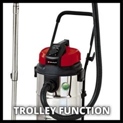 Einhell Aspirateur Eaux Et Poussières TE-VC 2340 SA (2250 W, Cuve 40L, Prise Synchro OEP, Câble D'alimentation 3m) -Aspirateur et sac Soldes 48015308 4