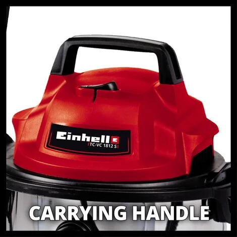 Einhell Aspirateur Eaux Et Poussières TC-VC 1812 S (1250 W, Cuve 12L, Livré Avec Accessoires) 4 Einhell Aspirateur Eaux Et Poussières TC-VC 1812 S (1250 W, Cuve 12L, Livré Avec Accessoires) – Image 4