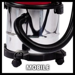 Einhell Aspirateur Eaux Et Poussières TC-VC 1812 S (1250 W, Cuve 12L, Livré Avec Accessoires) 9 Einhell Aspirateur Eaux Et Poussières TC-VC 1812 S (1250 W, Cuve 12L, Livré Avec Accessoires) -Aspirateur et sac Soldes 48015309 5
