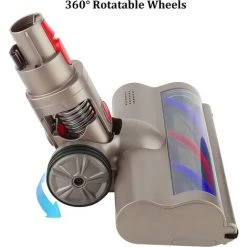 HIASDFLS Tête De Nettoyeur De Brosse À Turbine Compatible Avec L'Aspirateur Dyson V15 V11 V10 V8 V7 Pour Nettoyer Les Tapis, Les Sols, Les Carreaux 6 HIASDFLS Tête De Nettoyeur De Brosse À Turbine Compatible Avec L'Aspirateur Dyson V15 V11 V10 V8 V7 Pour Nettoyer Les Tapis, Les Sols, Les Carreaux -Aspirateur et sac Soldes 48226468 2