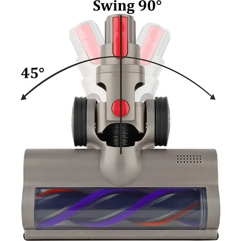 HIASDFLS Tête De Nettoyeur De Brosse À Turbine Compatible Avec L'Aspirateur Dyson V15 V11 V10 V8 V7 Pour Nettoyer Les Tapis, Les Sols, Les Carreaux 4 HIASDFLS Tête De Nettoyeur De Brosse À Turbine Compatible Avec L'Aspirateur Dyson V15 V11 V10 V8 V7 Pour Nettoyer Les Tapis, Les Sols, Les Carreaux – Image 4
