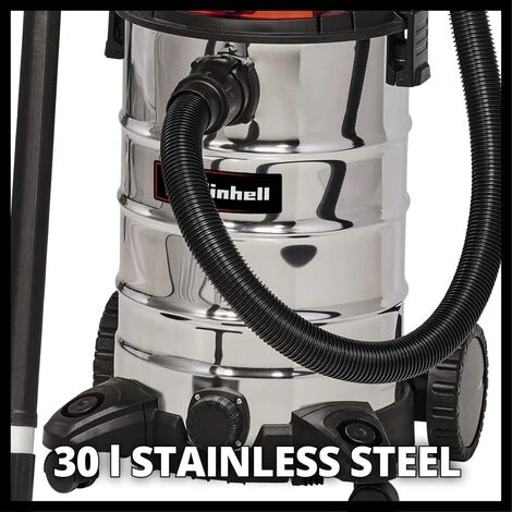 Einhell Aspirateur Eaux Et Poussières TC-VC 1930 SA Kit (1500W, Cuve 30L, Prise Synchro OEP) Livré Avec Accessoires 3 Einhell Aspirateur Eaux Et Poussières TC-VC 1930 SA Kit (1500W, Cuve 30L, Prise Synchro OEP) Livré Avec Accessoires – Image 3