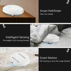 LANGRAY Robot D'élimination Des Acariens Instrument D'élimination Des Acariens Du Pilote Automatique UV Nettoyant Acariens De Lit Robot De Stérilisation Ultraviolet Pour Matelas Oreillers Tissu -Aspirateur et sac Soldes 51634489 4