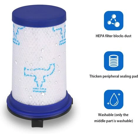 KARTOKNER 3 Filtre De Remplacement Pour Aspirateur Rowenta Air Force 360 RH9037 RH9038 RH9039 RH9051WO RH9057WO RH9086WO (Alternative Au ZR009001) 2 KARTOKNER 3 Filtre De Remplacement Pour Aspirateur Rowenta Air Force 360 RH9037 RH9038 RH9039 RH9051WO RH9057WO RH9086WO (Alternative Au ZR009001) – Image 2
